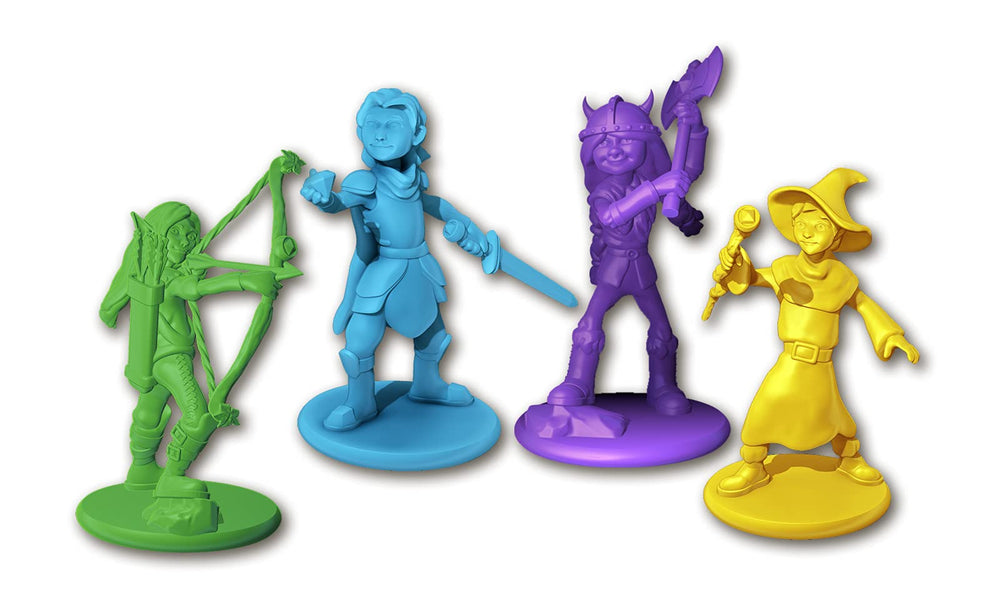 The Quest Kids Tolk's Cave monster encounter miniatures promote cooperative play.