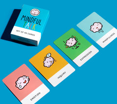 The School of Mindfulness family-game-night setup image highlights simple, engaging play