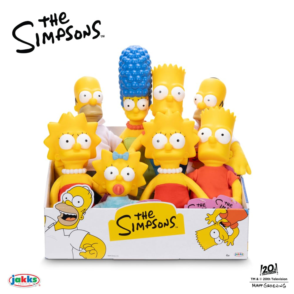 The Simpsons Homer plush with detailed features for authentic gifting.