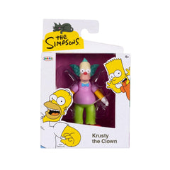 The Simpsons Krusty the Clown 6.3 cm figure detail for display and posing