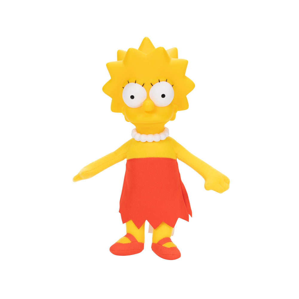 The Simpsons Lisa plush with soft fabric body ideal for cuddling and display.
