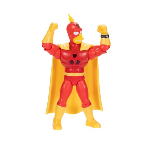 The Simpsons Radioactive Man with fifteen-point articulation enables dynamic posing