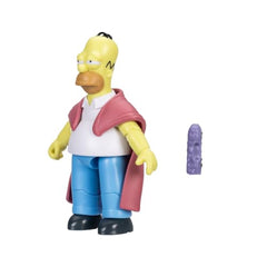 The Simpsons Sick Homer with Hoagie accessory enhances play scenarios.