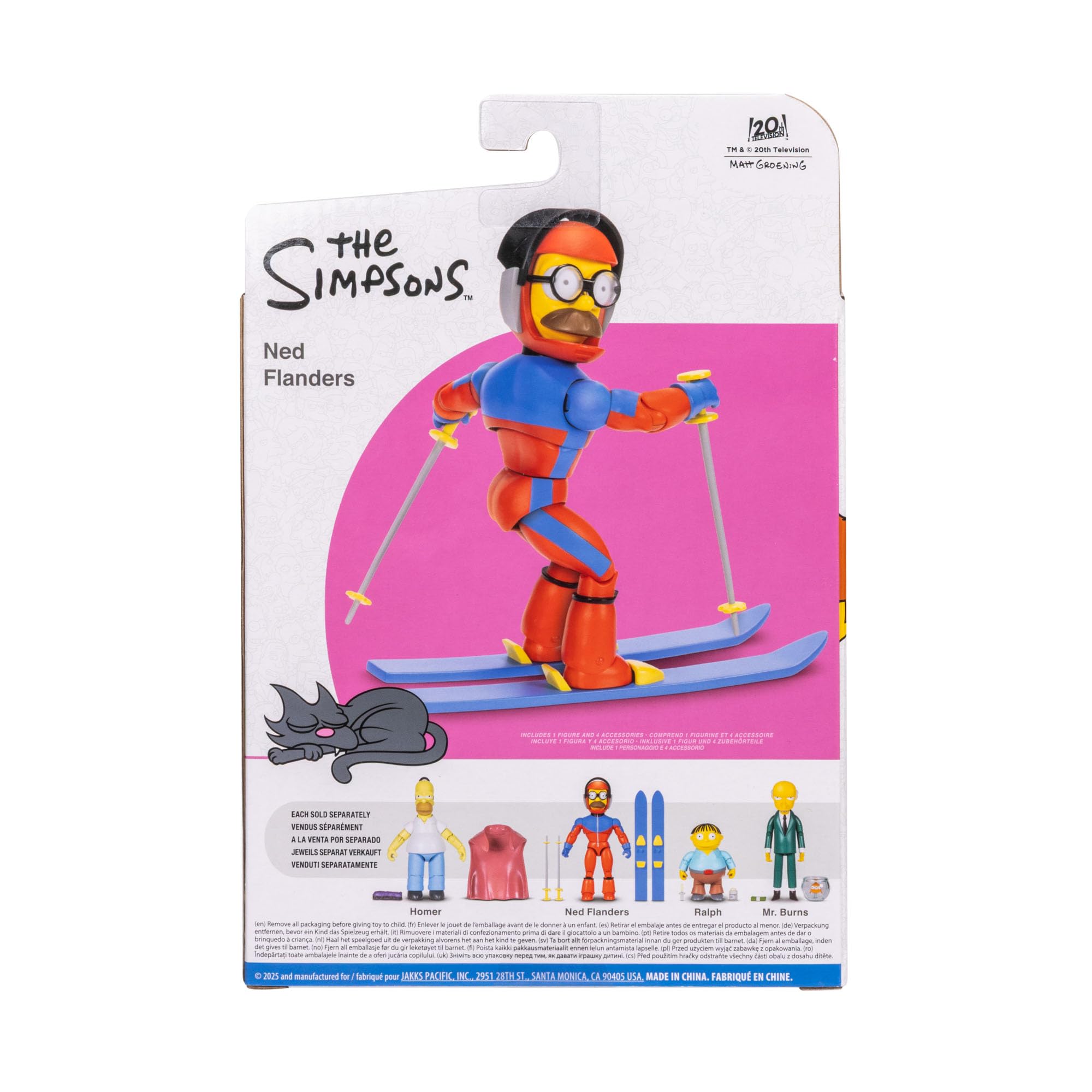 The Simpsons SS Flanders figure is ideal for ages 4 and up, inspiring collectibility