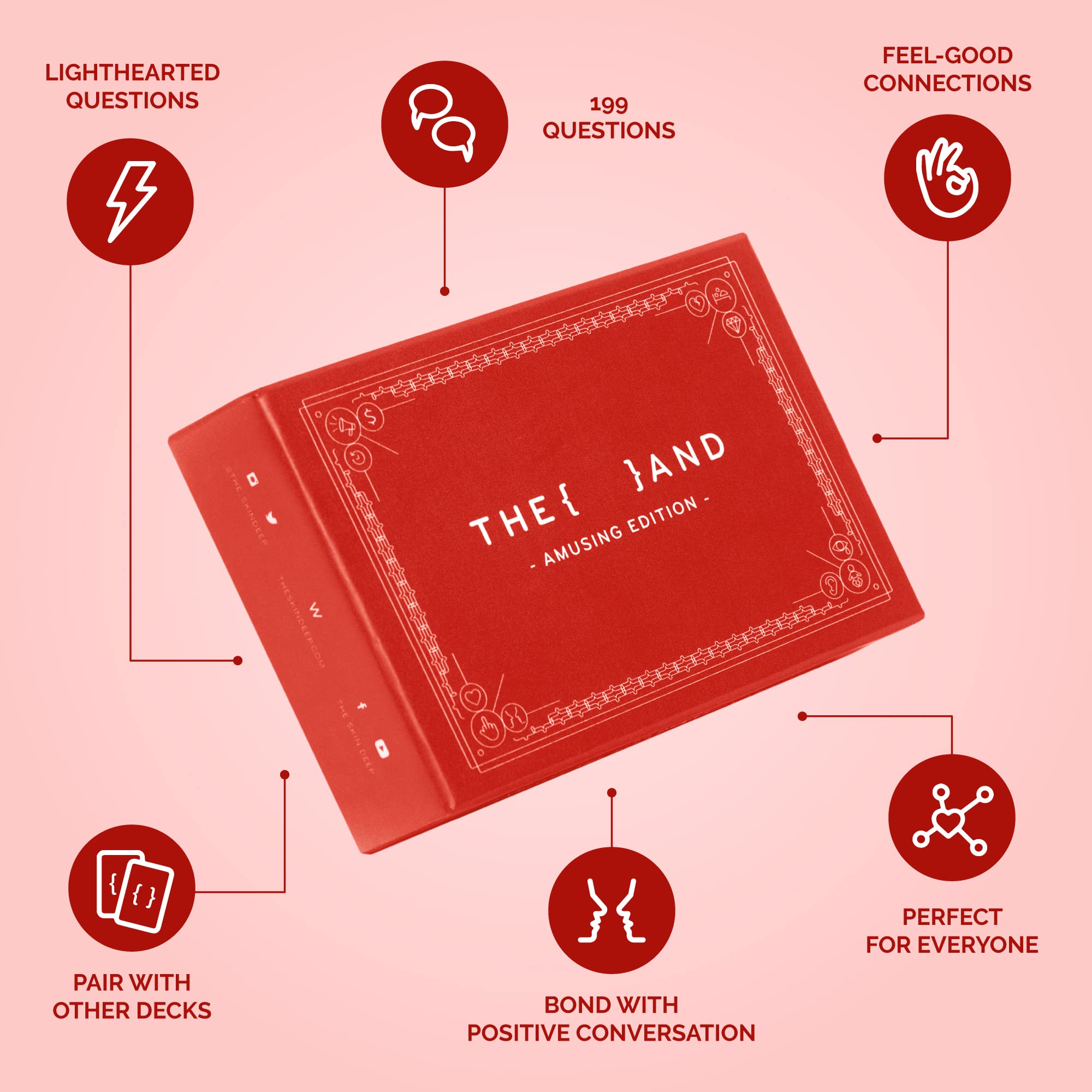 The Skin Deep Amusing Edition cards spread on table spark quick bonding