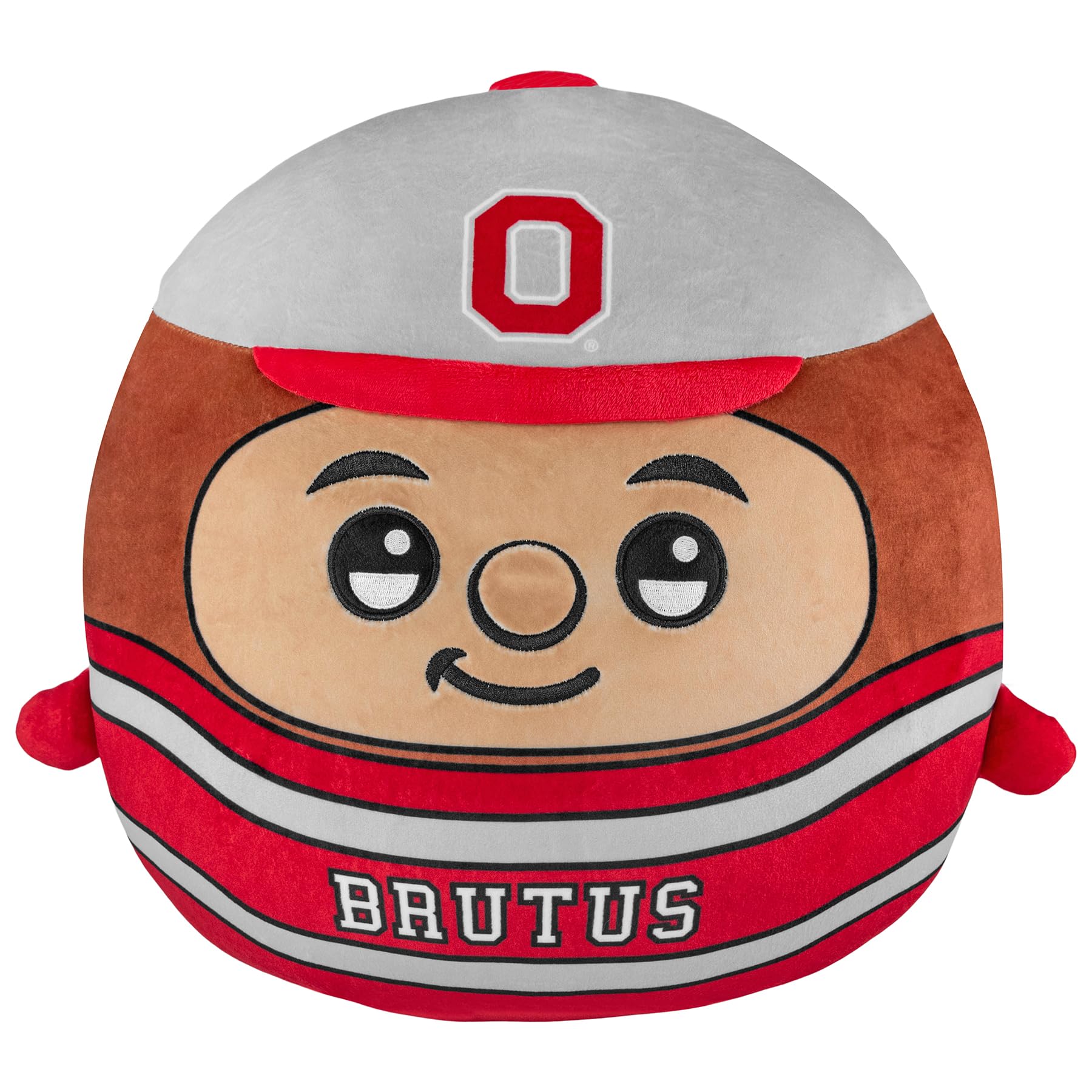 The Sleep Squad Brutus 12-inch plush front view for Buckeyes fans, soft and cuddly.