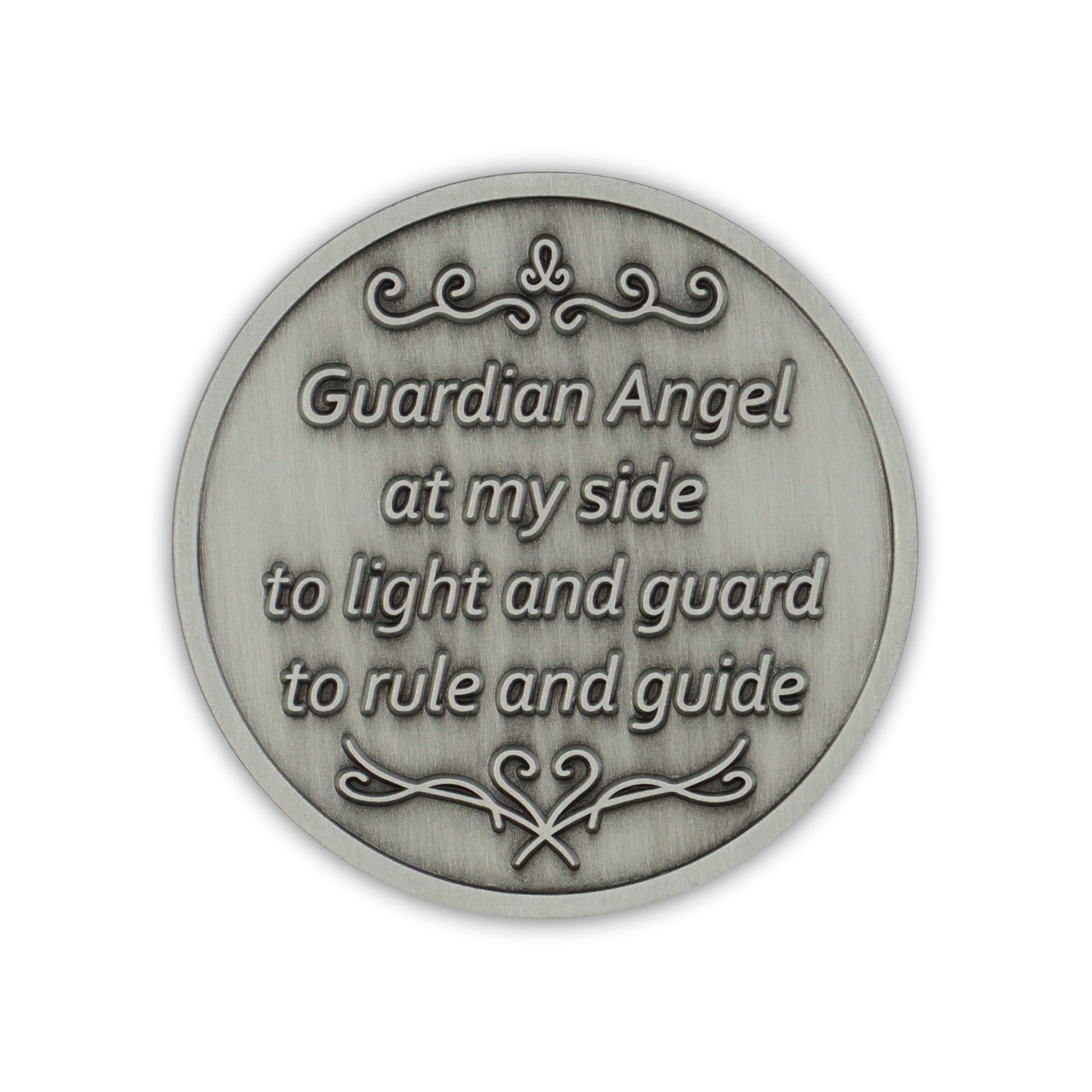 The Token Shop guardian angel coin lantern center aqua gem highlights hopeful light.