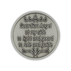 The Token Shop guardian angel coin lantern center aqua gem highlights hopeful light.