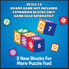 The Uzzle Expansion features Level 5 Challenge Cards for advanced puzzling.