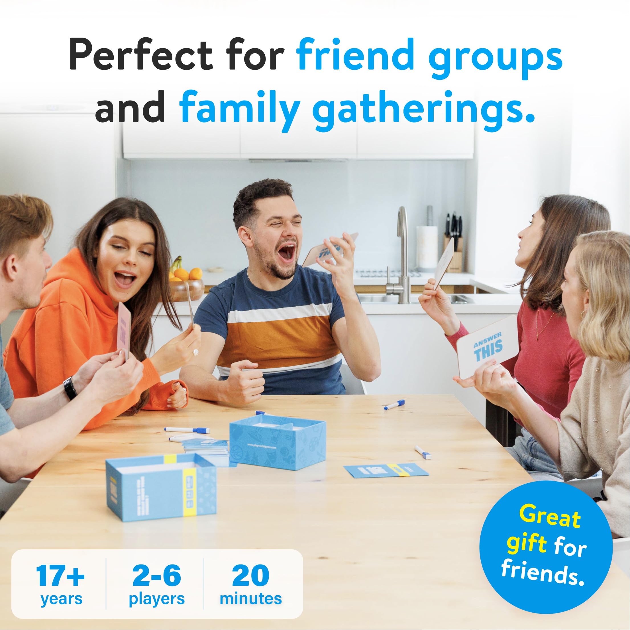 The World Game Answer This Friends travels well for road trips and pool parties.