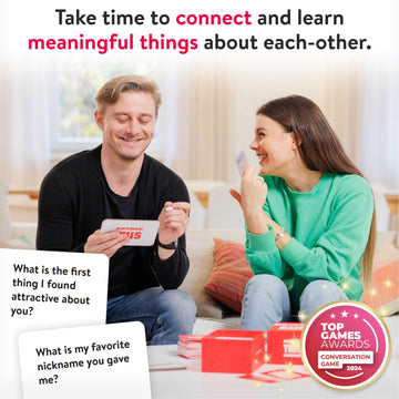 The World Game couples card game in use shows friendly competition for two or more couples.