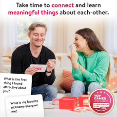 The World Game couples card game in use shows friendly competition for two or more couples.