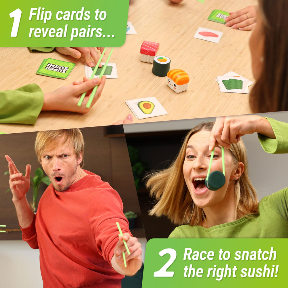The World Game Super Sushi card deck ready for rapid rounds.