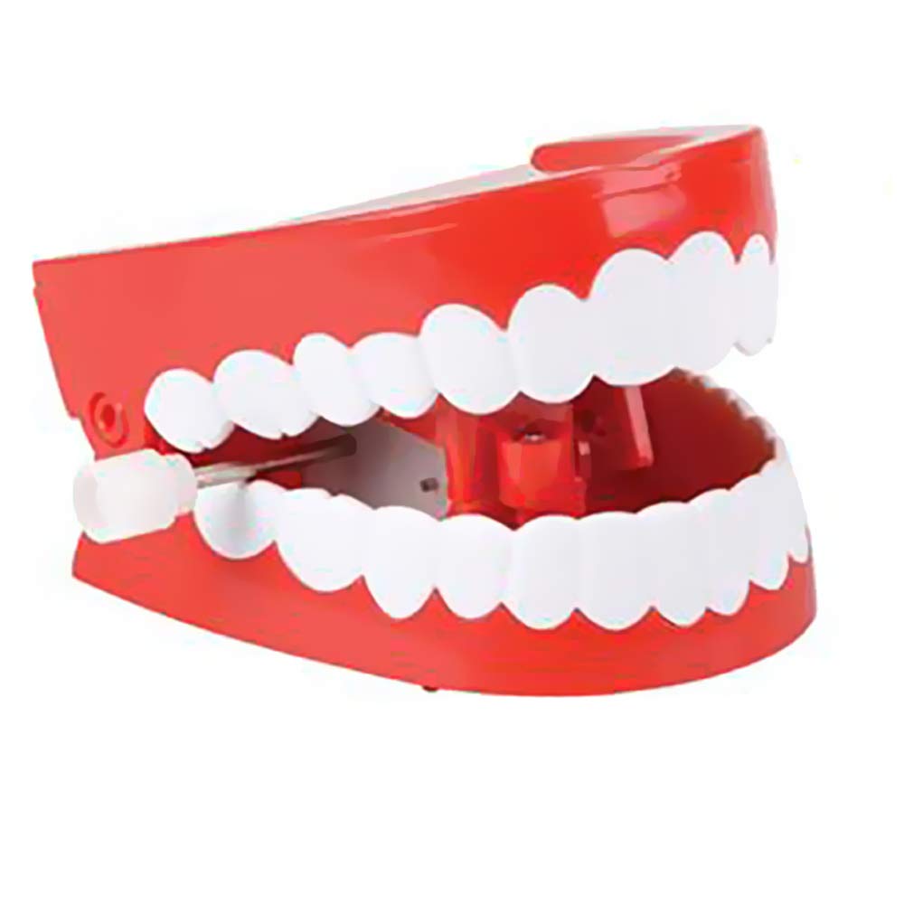The Dreidel Company chattering wind-up teeth toy boosts imaginative play
