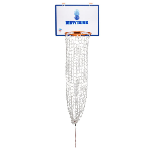 The Dunk Collection Dirty Dunk metal rim detail highlights authentic sports-style storage.