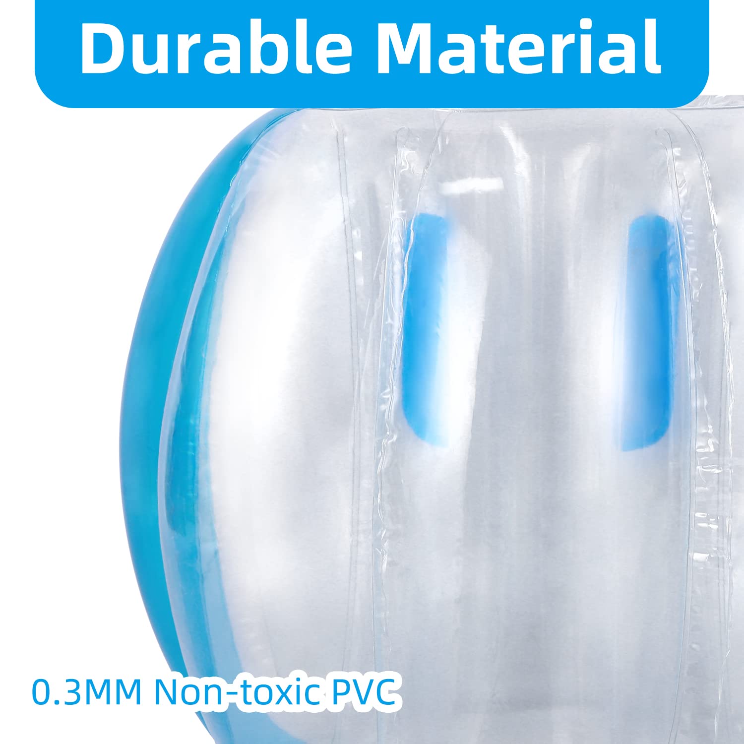 Theefun Bumper Balls durable PVC material supports long-lasting outdoor use.