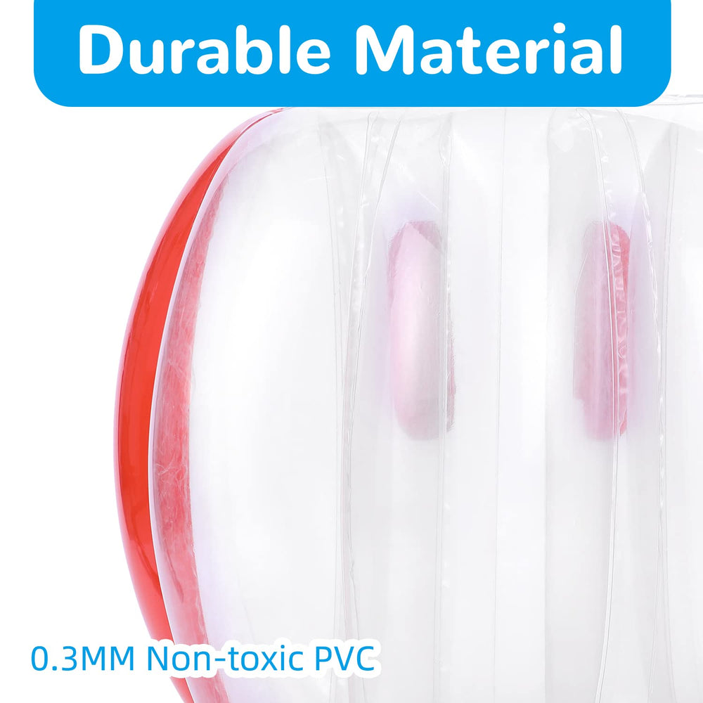 Theefun bumper balls non-toxic vinyl ensures safe, durable outdoor play.
