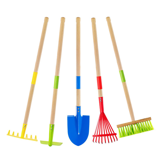 Theefun Kids Garden Tool Set hoe for safe outdoor play and learning