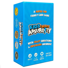 TheGag Kids Create Absurdity box front — quick setup for family game night.