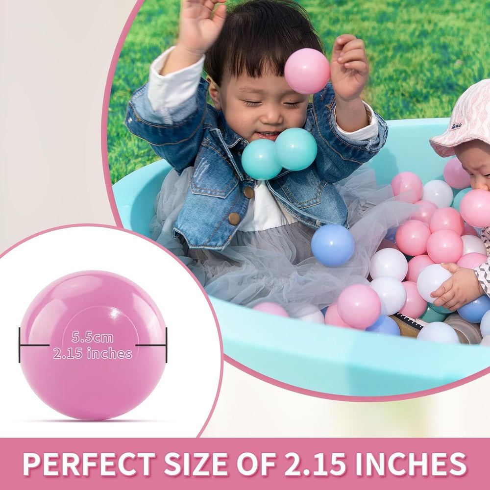Thenese BPA-free toy balls in colorful mix for indoor play.