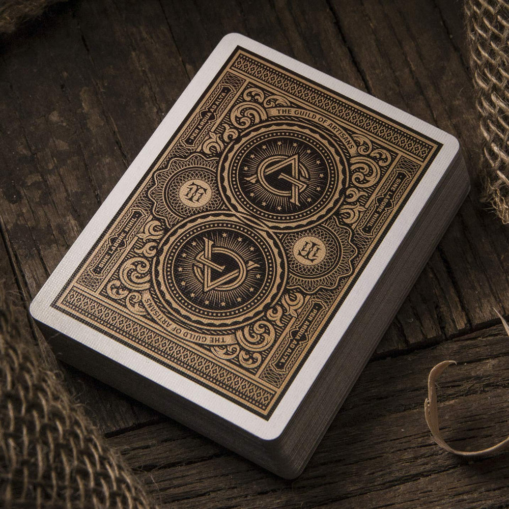 Theory11 Artisan Playing Cards Black face cards with intricate design for collectors