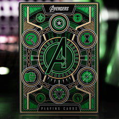 theory11 Avengers Green Edition outer packaging glow and embossing enhance unboxing ritual