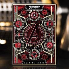 Fully custom Avengers card art across the deck for immersive play.