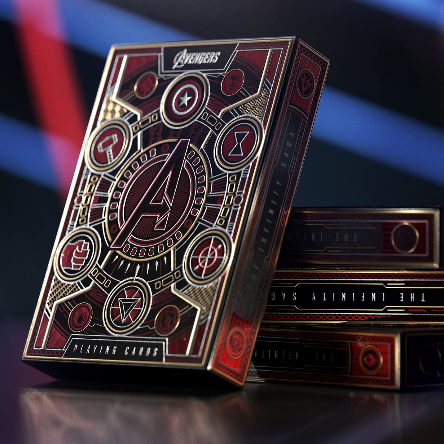 Iron Man with Nano Gauntlet as depicted on the Red Edition design.