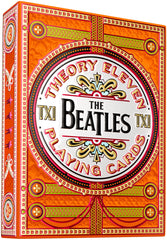 theory11 Beatles orange deck box front highlights vibrant packaging perfect for display