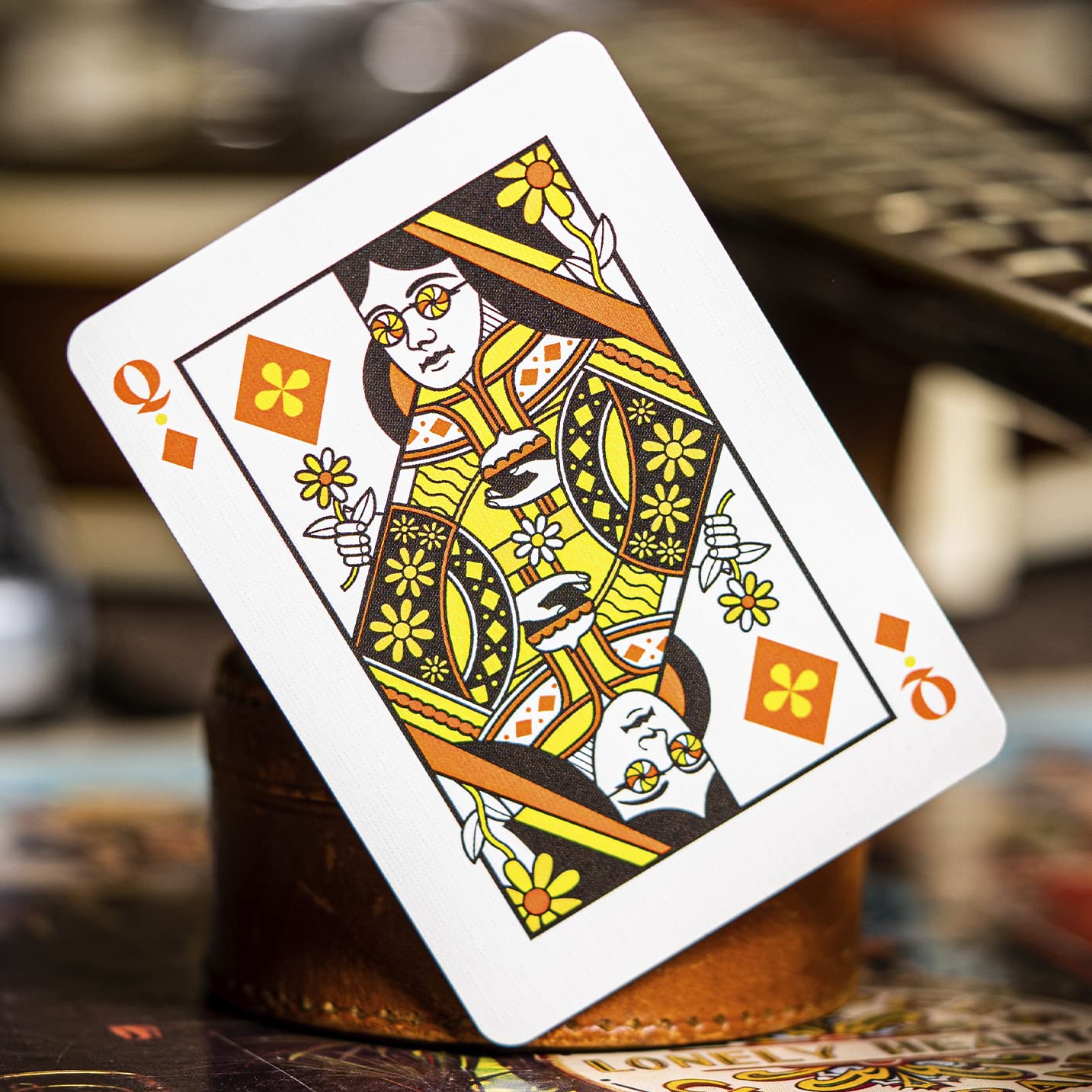 theory11 Beatles orange deck Liverpool roots meet modern card design