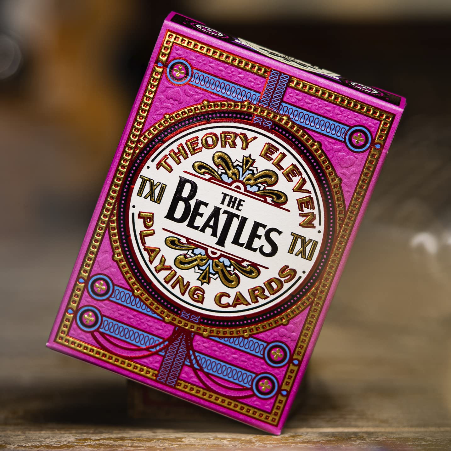 theory11 The Beatles Pink Deck color editions offer four striking options.