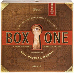 theory11 Box ONE front of box showcases solo puzzle adventure ready to dive in.