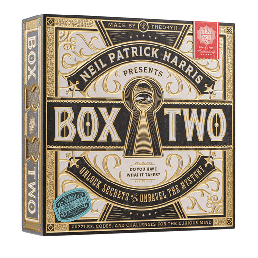 theory11 Box Two board game cover inviting strategic puzzle play