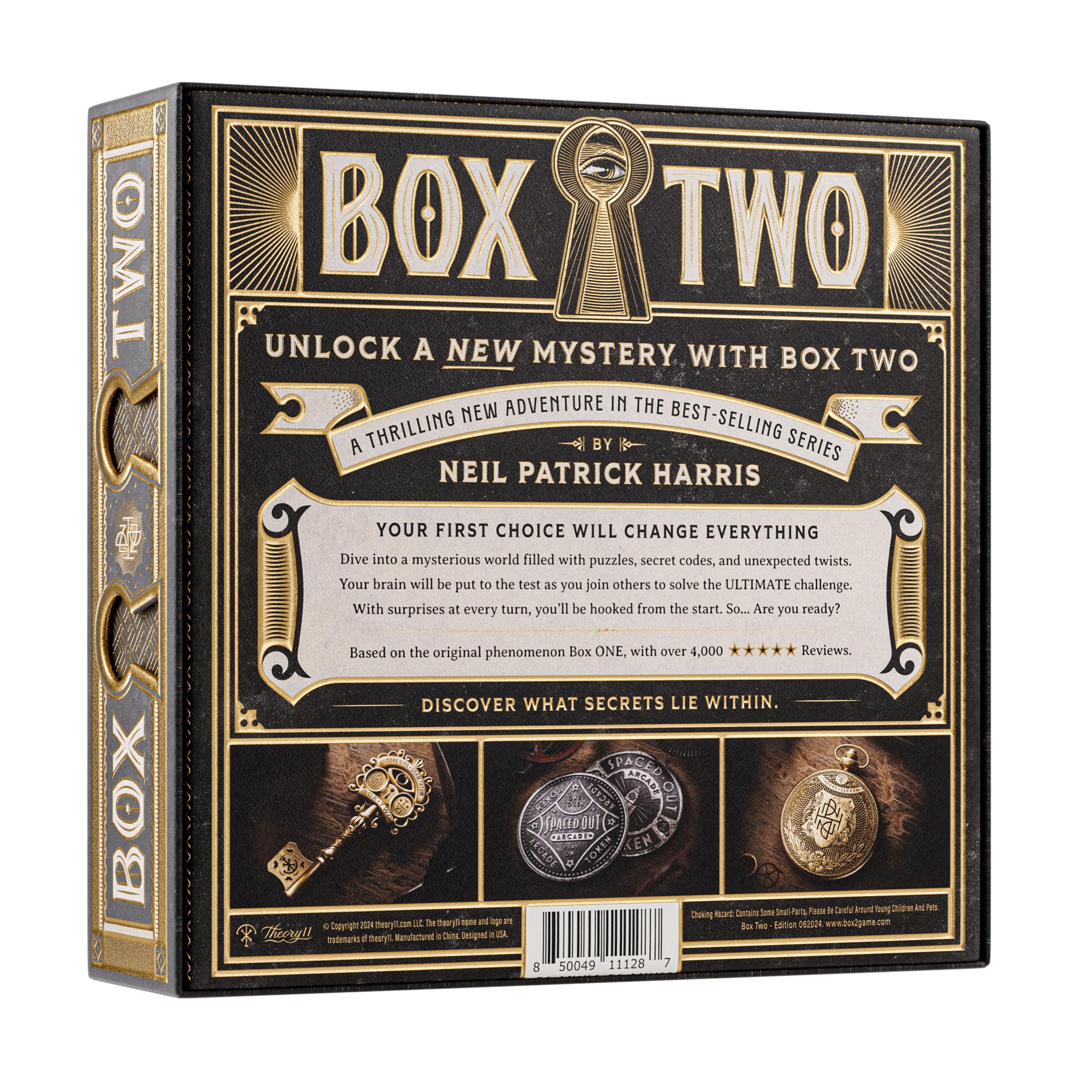 theory11 Box Two players gathered around a table ready for a puzzle challenge