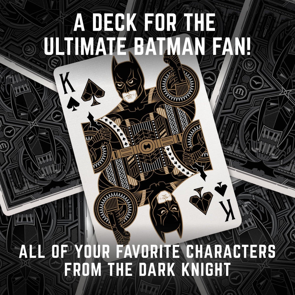 theory11 dark knight trilogy custom suits highlight unique card faces.