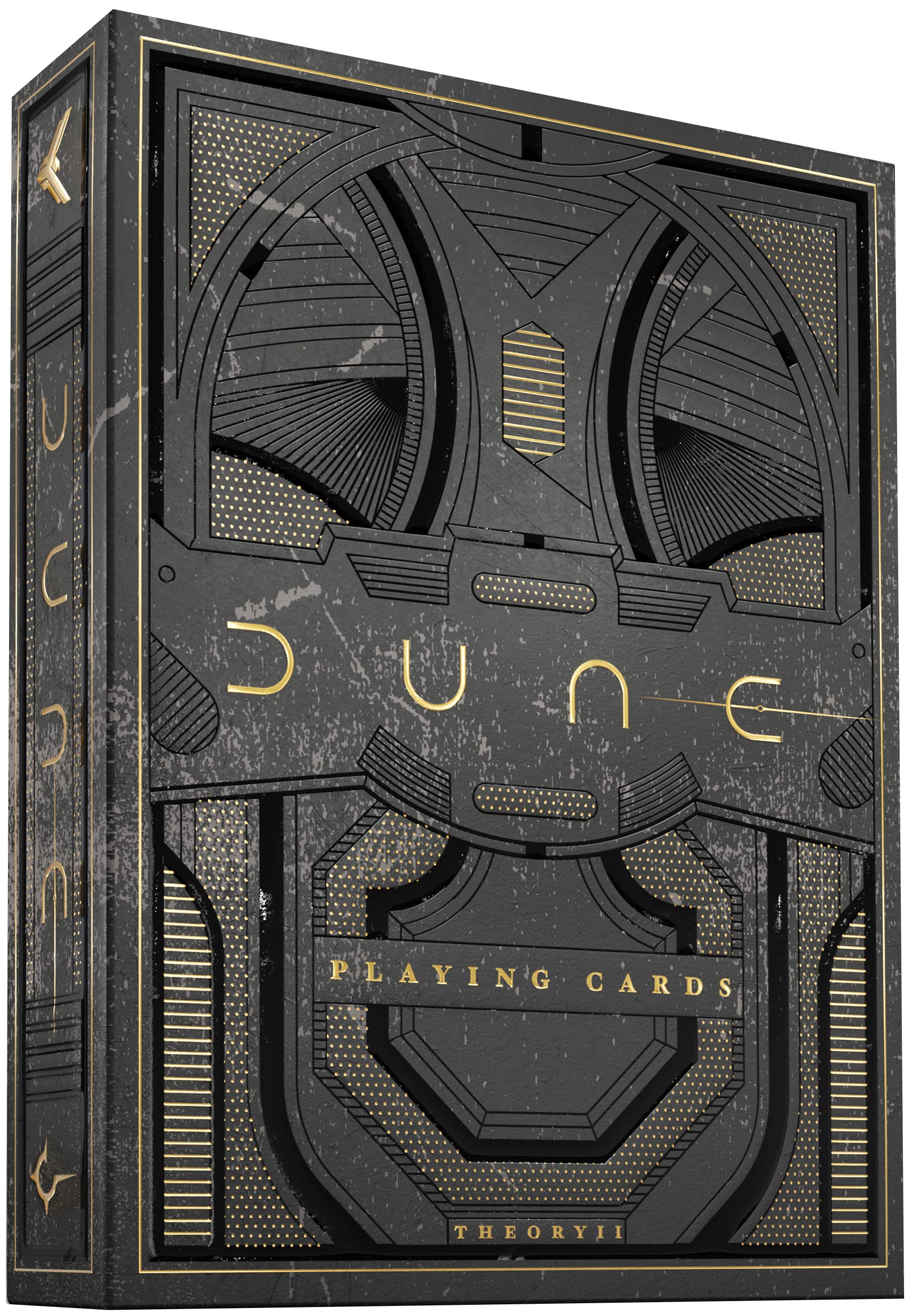 Theory11 Dune cards in stillsuit box with embossed texture for dramatic handling.