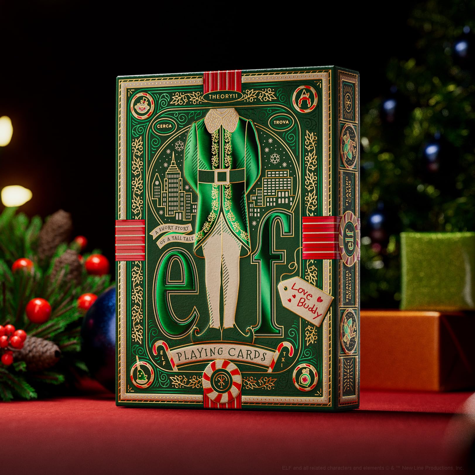 The theory11 Elf Playing Cards card tray—easy setup for quick rounds.