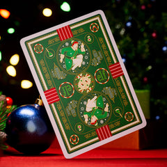 The theory11 Elf Playing Cards packaging—gift-ready presentation for holiday gifting.