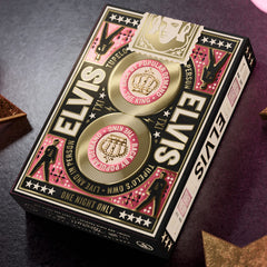 Theory11 Elvis Playing Cards custom card faces showcase original Elvis-inspired artwork.