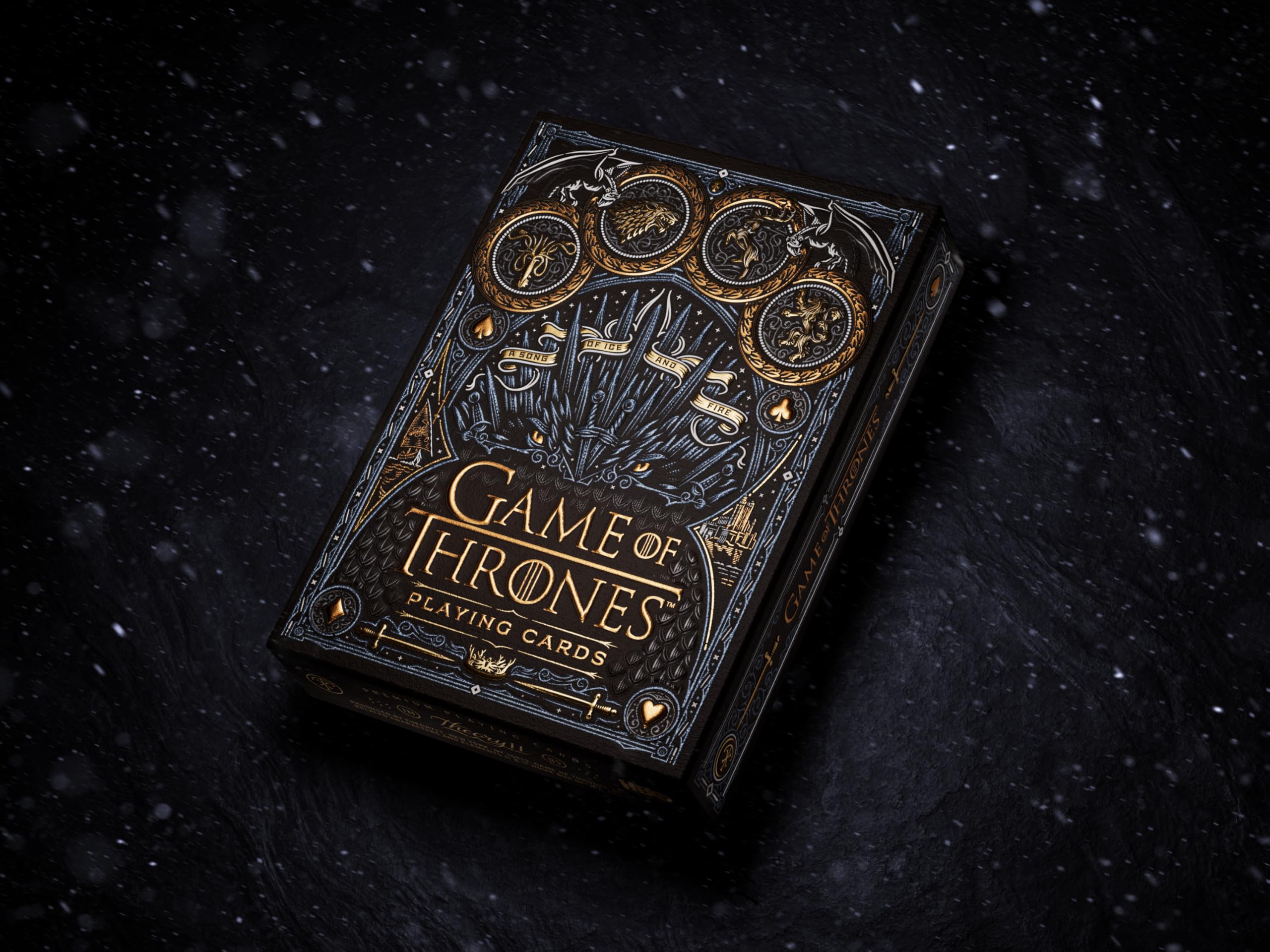 theory11 Game of Thrones foil details add regal shine for dramatic play