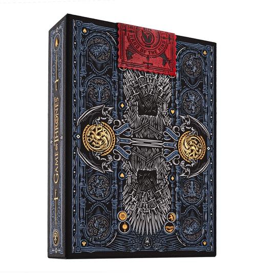 theory11 Game of Thrones deck back showing luxe design for display