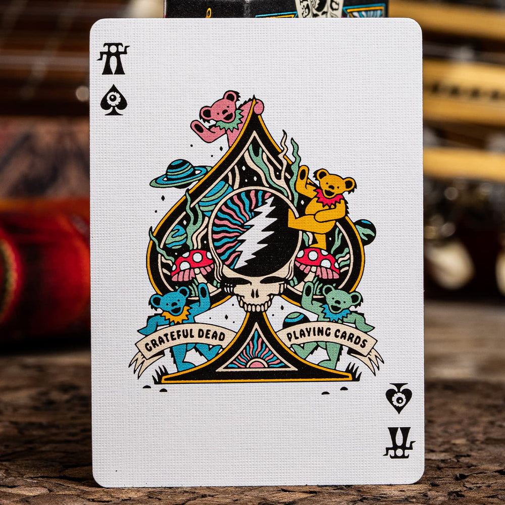 theory11 Grateful Dead aces full-art card design showcases artistry