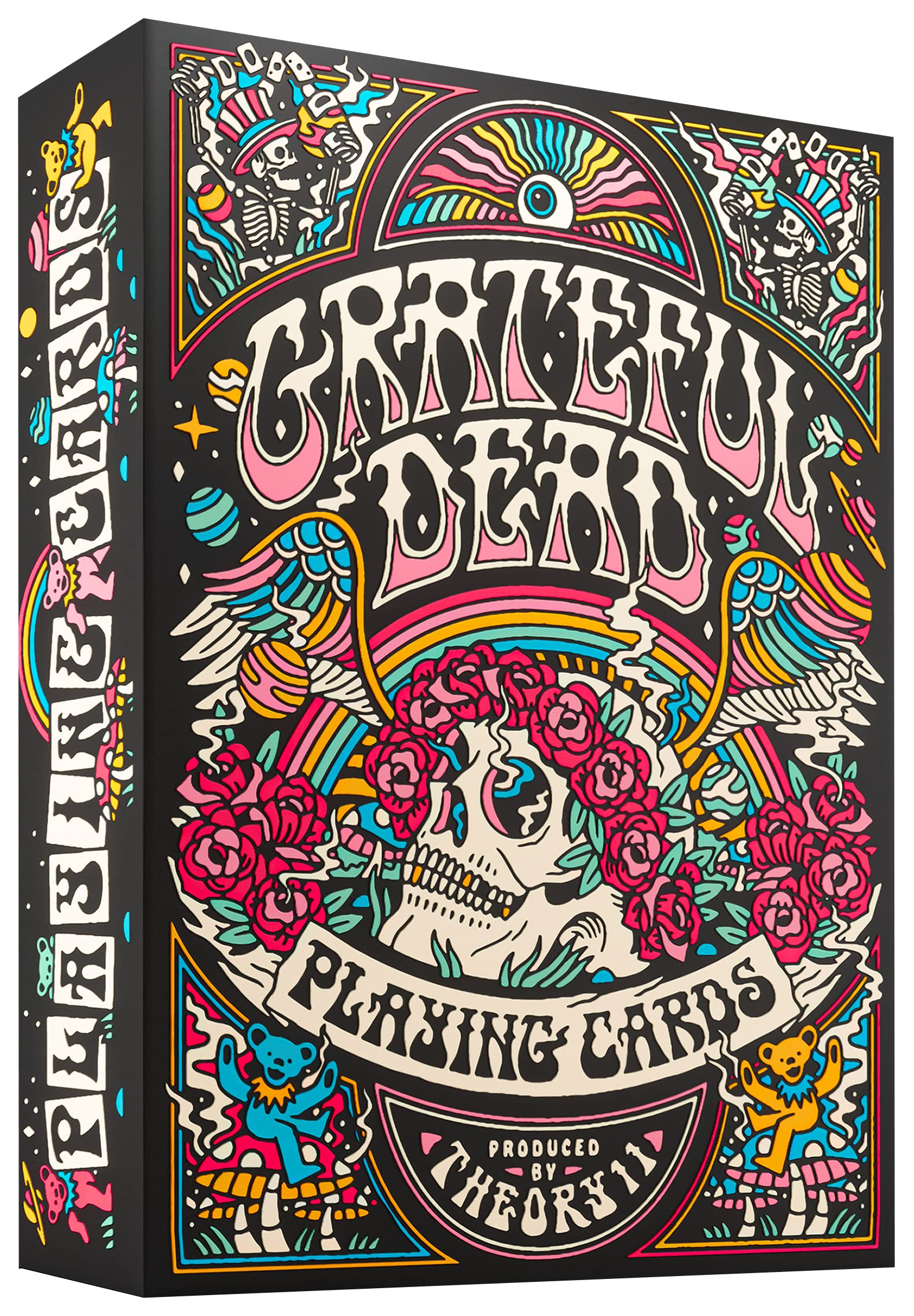 theory11 Grateful Dead deck box embossed texture for premium feel