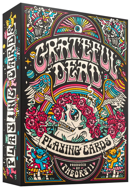 theory11 Grateful Dead deck box embossed texture for premium feel
