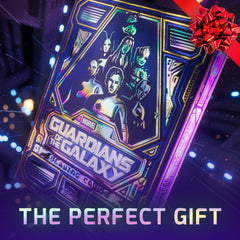 theory11 Guardians of The Galaxy FSC-certified paper highlights sustainable production.