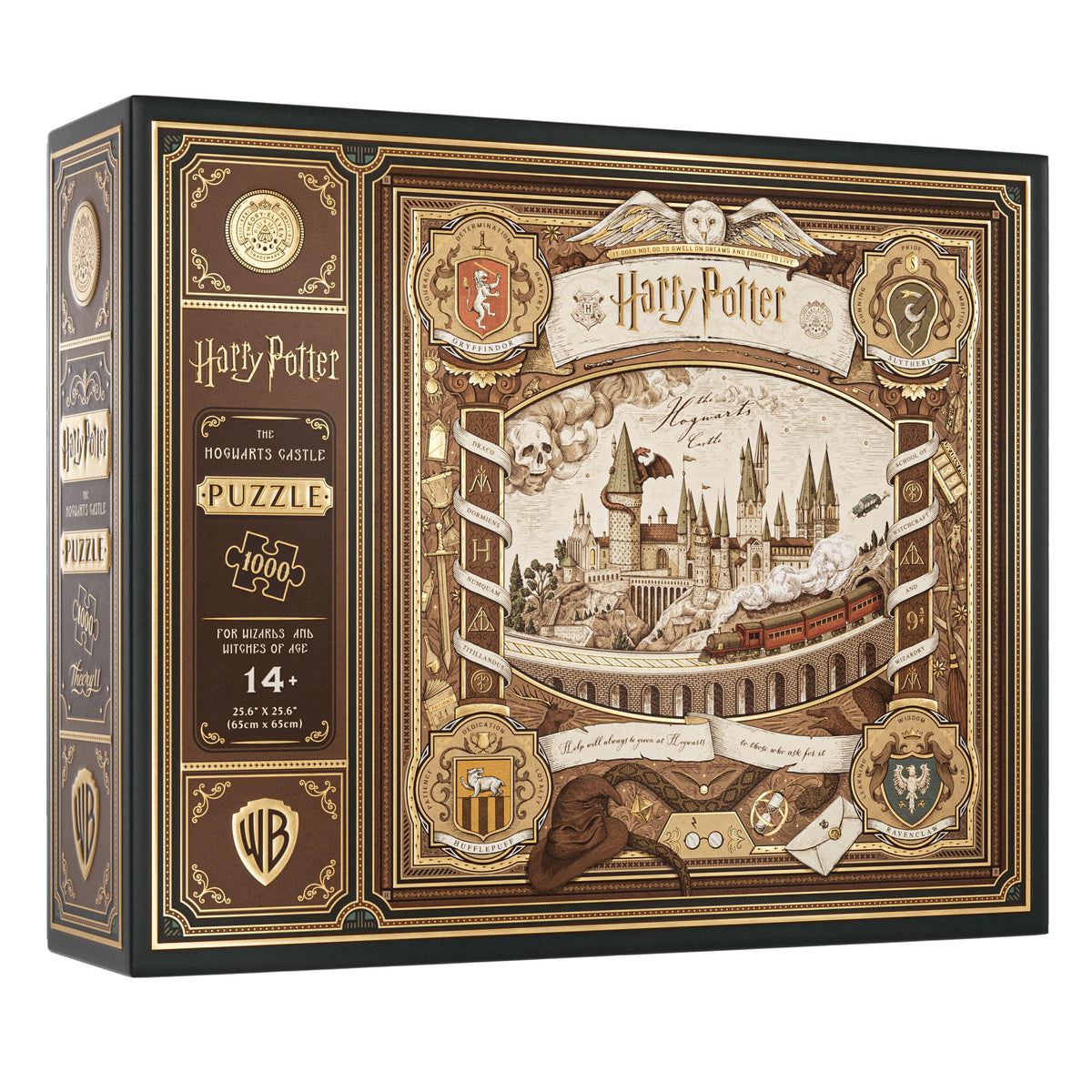 theory11 Harry Potter 1000-piece puzzle box showing premium quality and branding