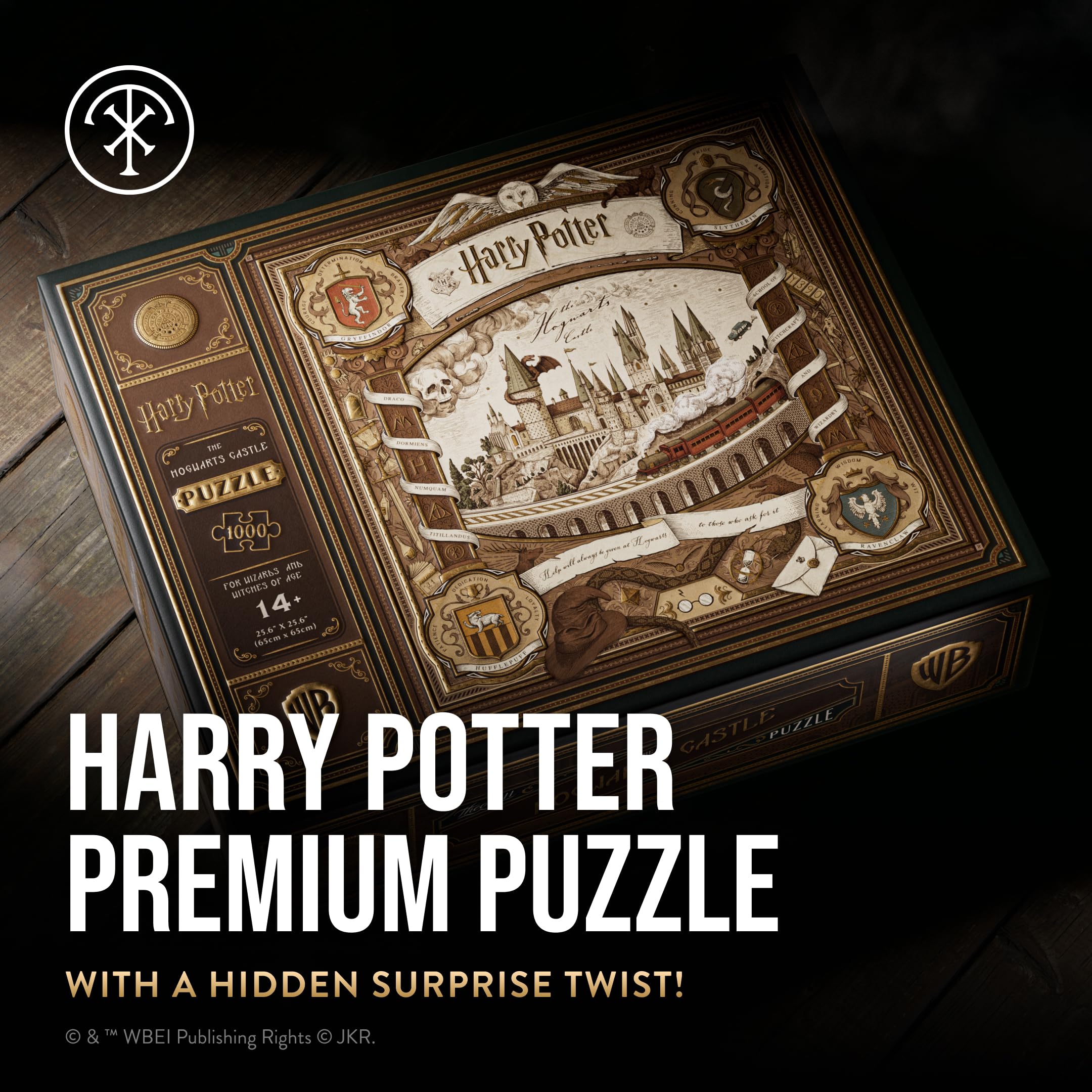 theory11 Hogwarts castle piece detail highlighting intricate wizarding artwork