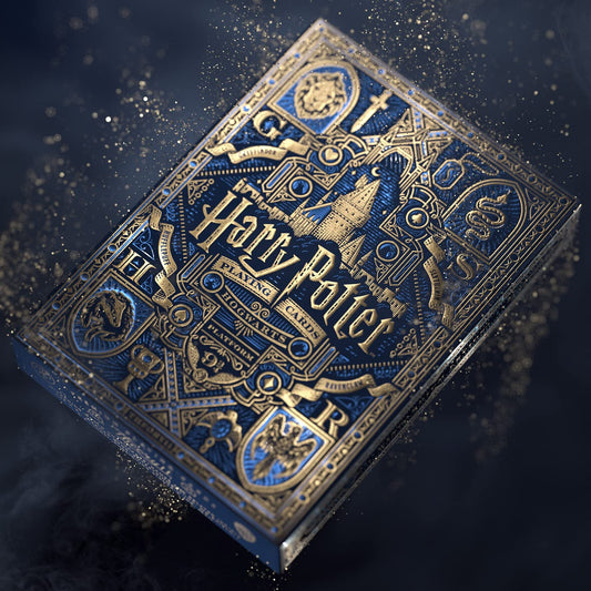 Theory11 Ravenclaw blue deck showing character portraits for immersive play.
