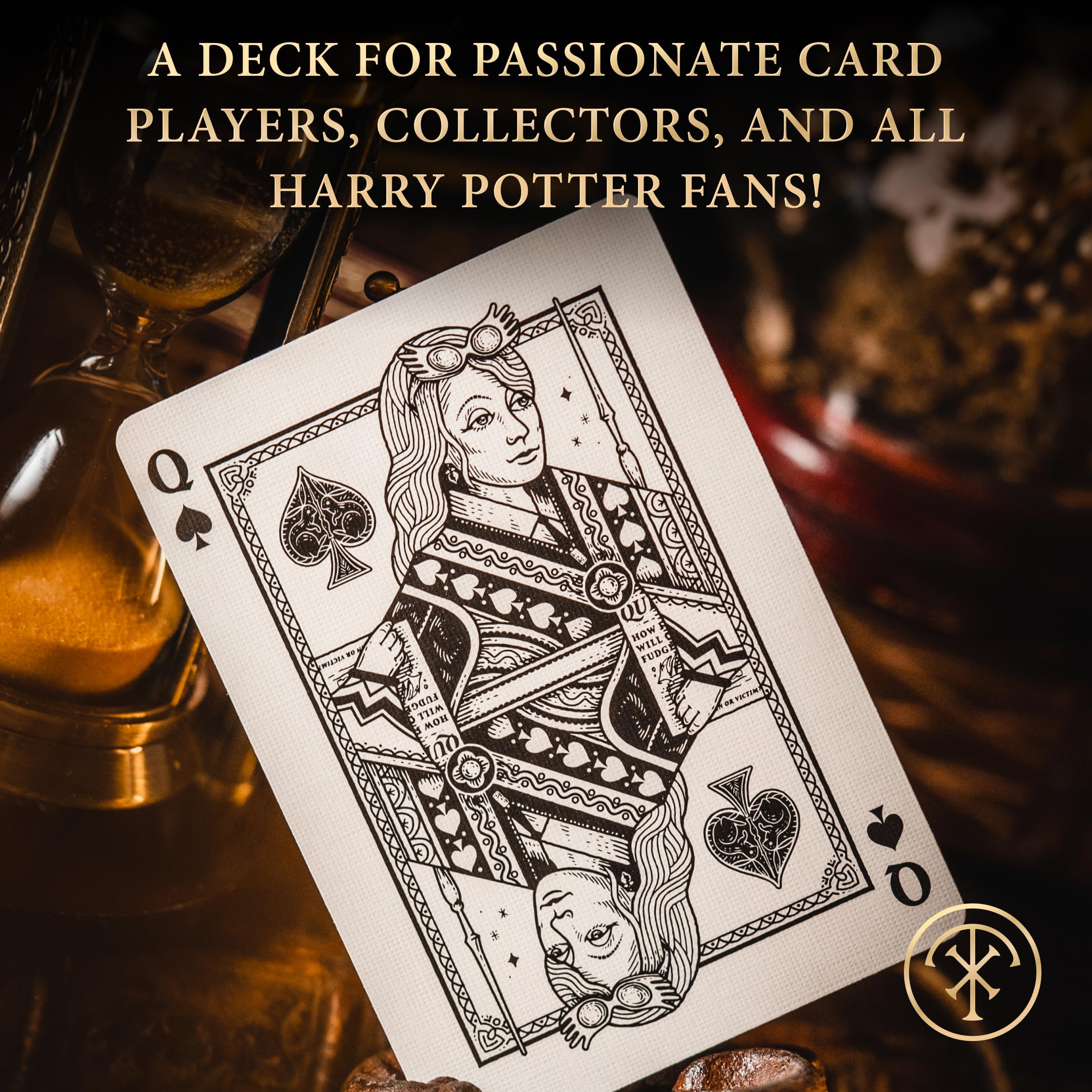 Custom court cards celebrate favorite Potter characters for collectors.
