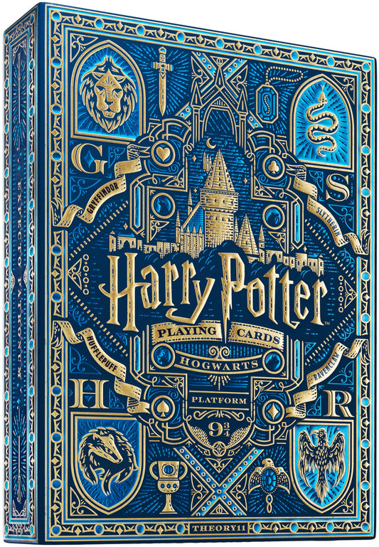 Theory11 Harry Potter Ravenclaw deck face art highlighting iconic characters for themed game nights.